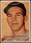 1957 Topps #328 Brooks Robinson Front Thumbnail