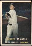 1957 Topps #95 Mickey Mantle Front Thumbnail