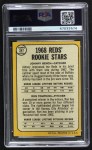 1968 Topps #247 - Johnny Bench / Ron Tompkins Reds Rookies Back Thumbnail