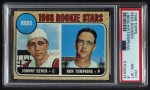 1968 Topps #247 - Johnny Bench / Ron Tompkins Reds Rookies Front Thumbnail