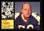 1962 Topps #45  Jerry Tubbs  Front Thumbnail