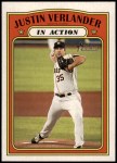 2021 Topps Heritage #248   -  Justin Verlander In Action Front Thumbnail