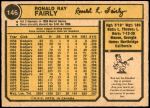 1974 O-Pee-Chee #146  Ron Fairly  Back Thumbnail