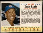 1963 Post Cereal #169  Ernie Banks  Front Thumbnail