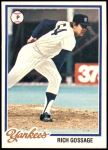 1978 Topps #70  Goose Gossage  Front Thumbnail
