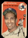 1954 Topps #17 WHT Phil Rizzuto  Front Thumbnail