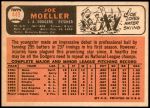 1966 Topps #449  Joe Moeller  Back Thumbnail