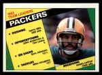 1984 Topps #263   -  James Lofton / Gerry Ellis / John Anderson / Tim Lewis / Ezra Johnson / Mike Douglass Packers Leaders Front Thumbnail