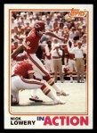 1982 Topps #121   -  Nick Lowery In Action Front Thumbnail