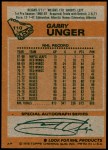 1978 Topps #110  Garry Unger  Back Thumbnail