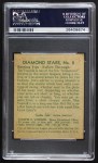 1935 Diamond Stars #8  Joe Vosmik   Back Thumbnail