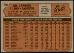 1972 Topps #758  Gil Garrido  Back Thumbnail