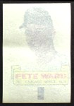 1966 Topps Rub Offs   Pete Ward   Back Thumbnail