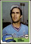 1981 Topps #477  Luis Gomez  Front Thumbnail