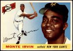 1955 Topps #100  Monte Irvin  Front Thumbnail