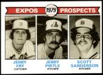 1979 Topps #720   -  Jerry Fry / Jerry Pirtle / Scott Sanderson Expos Prospects Front Thumbnail