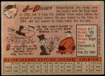 1958 Topps #201  Jim Bolger  Back Thumbnail