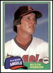 1981 Topps Traded #771 T Butch Hobson  Front Thumbnail