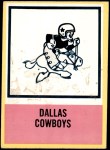 1967 Philadelphia #60   Dallas Cowboys Logo Front Thumbnail