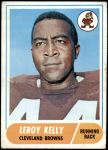 1968 Topps #206  Leroy Kelly  Front Thumbnail