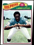 1977 Topps #172  Larry Little  Front Thumbnail