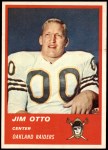 1963 Fleer #62  Jim Otto  Front Thumbnail