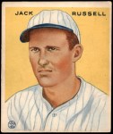 1933 Goudey #123  Jack Russell  Front Thumbnail