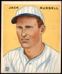 1933 Goudey #123  Jack Russell  Front Thumbnail