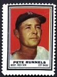 1962 Topps Stamps  Pete Runnels  Front Thumbnail