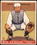 1933 Goudey #186  John Schulte  Front Thumbnail