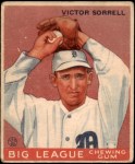 1933 Goudey #15  Vic Sorrell  Front Thumbnail