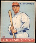 1933 Goudey #161  Al Spohrer  Front Thumbnail