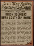 1962 Topps Civil War News #41   Protecting His Family Back Thumbnail