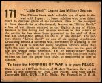 1938 Horrors of War #171   Little Devil Learns Jap Military Secrets Back Thumbnail