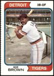 1974 Topps #409  Ike Brown  Front Thumbnail