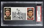 1912 T202 Hassan   -  Orval Overall / Jim Archer Chance Beats Out Hit  Front Thumbnail