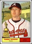 2010 Topps Heritage #395  Tommy Hanson  Front Thumbnail