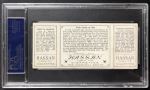 1912 T202 Hassan   -  Art Fromme / Larry McLean Tom Jones At Bat  Back Thumbnail