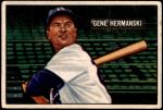 1951 Bowman #55  Gene Hermanski  Front Thumbnail