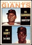 1964 Topps #452   -  Jim Ray Hart / Gil Garrido Giants Rookies Front Thumbnail