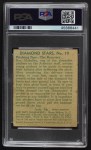 1935 Diamond Stars #10  Leroy Mahaffey   Back Thumbnail