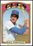 1972 Topps #512  Paul Popovich  Front Thumbnail