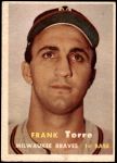 1957 Topps #37  Frank Torre  Front Thumbnail