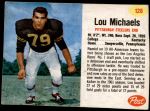 1962 Post Cereal #128  Lou Michaels  Front Thumbnail