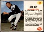 1962 Post Cereal #138  Bob Fry  Front Thumbnail