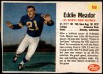1962 Post Cereal #168  Ed Meador  Front Thumbnail