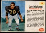 1962 Post Cereal #128  Lou Michaels  Front Thumbnail