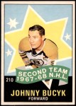 1968 O-Pee-Chee #210   -  Johnny Bucyk All-Star Front Thumbnail