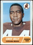 1968 Topps #206  Leroy Kelly  Front Thumbnail