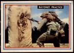 1953 Topps Fighting Marines #5   Bayonet Practice Front Thumbnail
